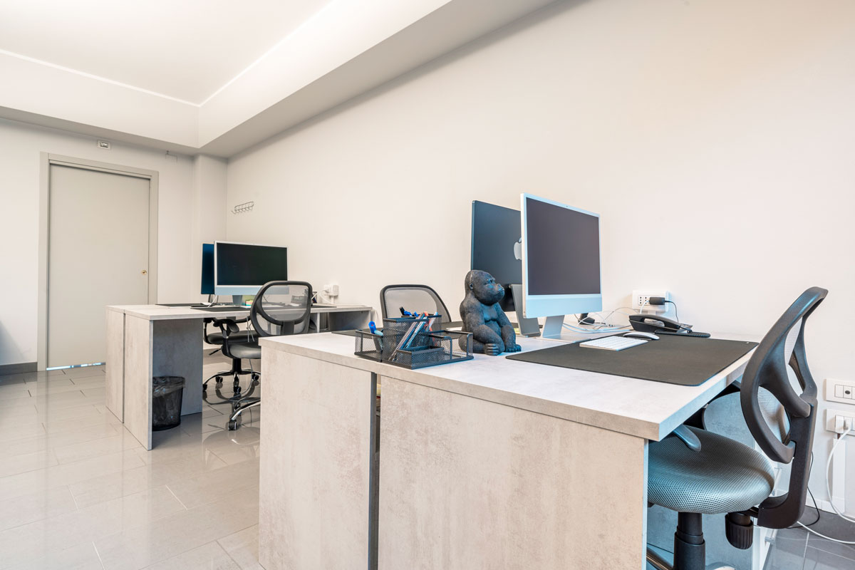 Postazioni di lavoro del team Tready a Lecco